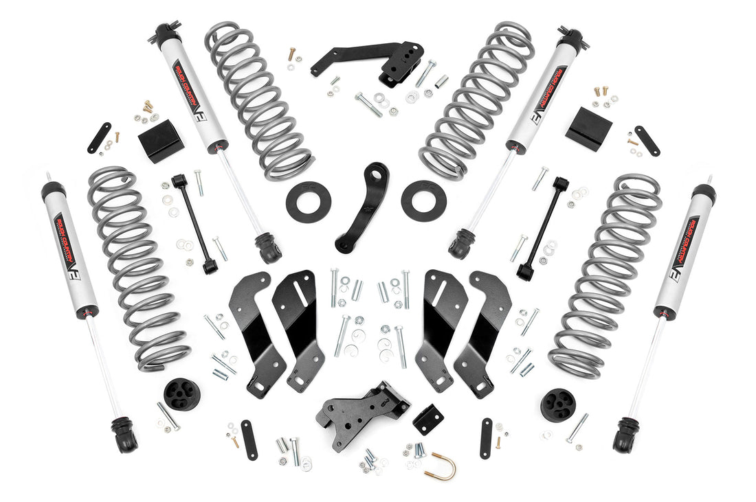 Rough Country 3.5 Inch Lift Kit | 4-Door | Jeep Wrangler JK 2WD/4WD (2007-2018) - V2 Monotube