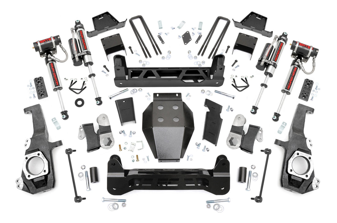 Rough Country 7 Inch Lift Kit | NTD | Chevy/GMC 2500HD/3500HD 2WD/4WD (20-26) - Yes / Vertex Reservoir