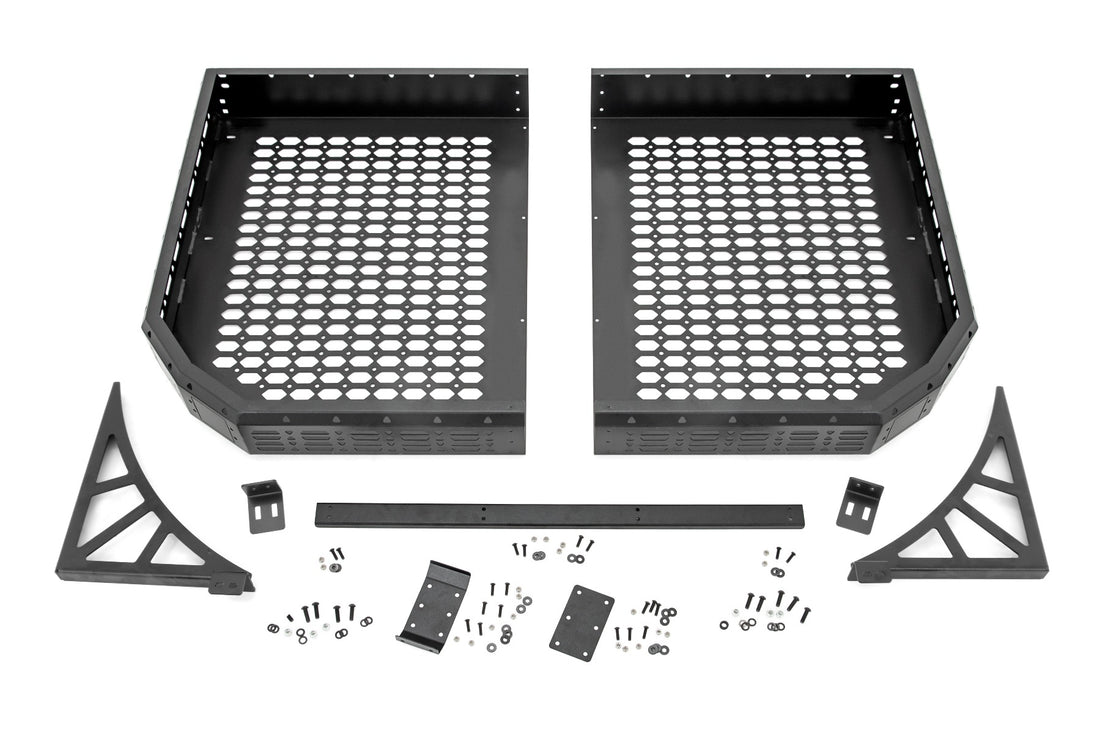 Rough Country Cargo Rack | Polaris Ranger 1000/Ranger XP 1000 - Without LED Lights