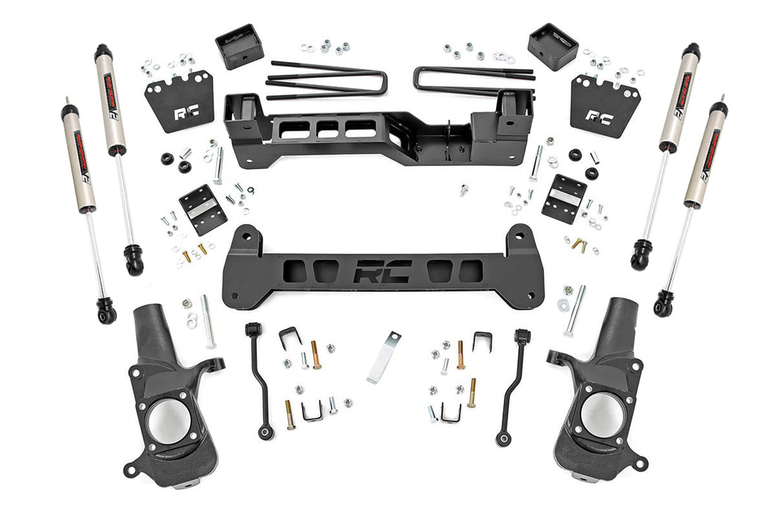 Rough Country 6 Inch Lift Kit | Chevy Silverado & GMC Sierra 2500HD 2WD (2001-2010) - V2 Monotube