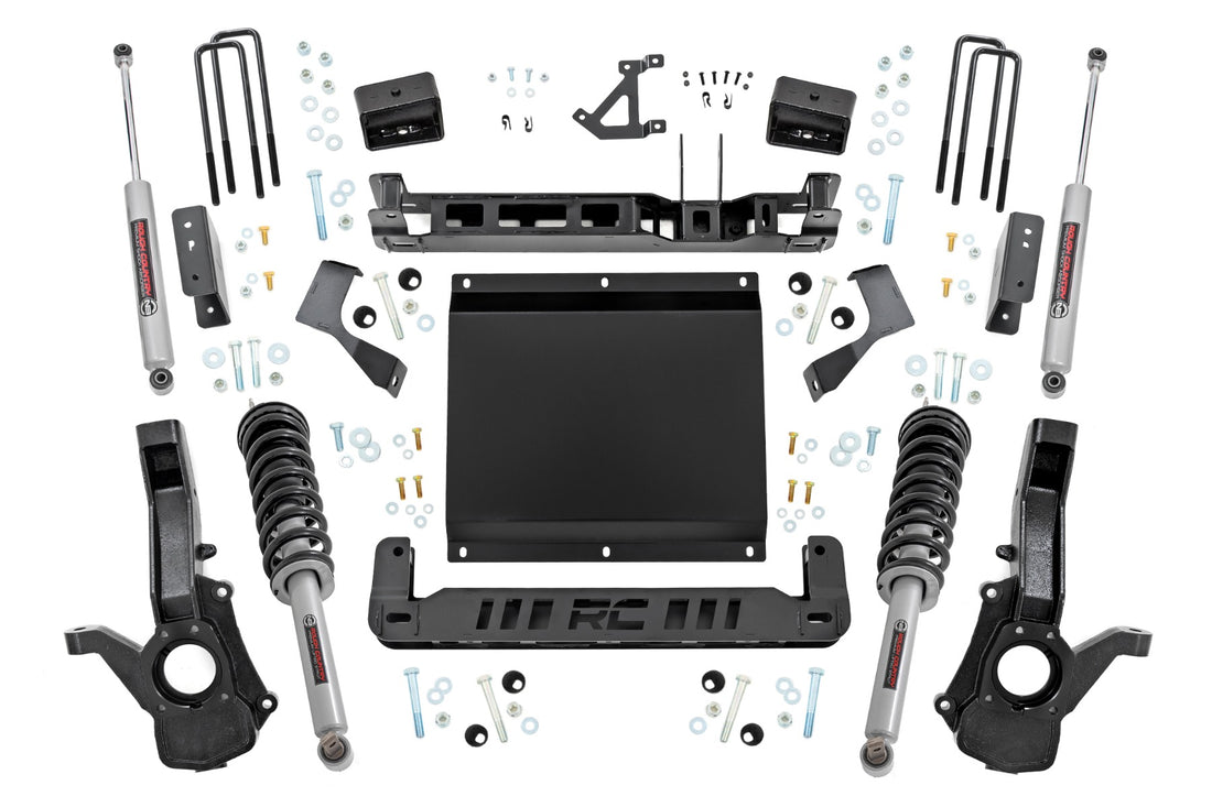Rough Country 4 Inch Lift Kit | Chevy/GMC Canyon/Colorado 4WD (2023-2026) - N3 Struts w/N3 Rear Shocks