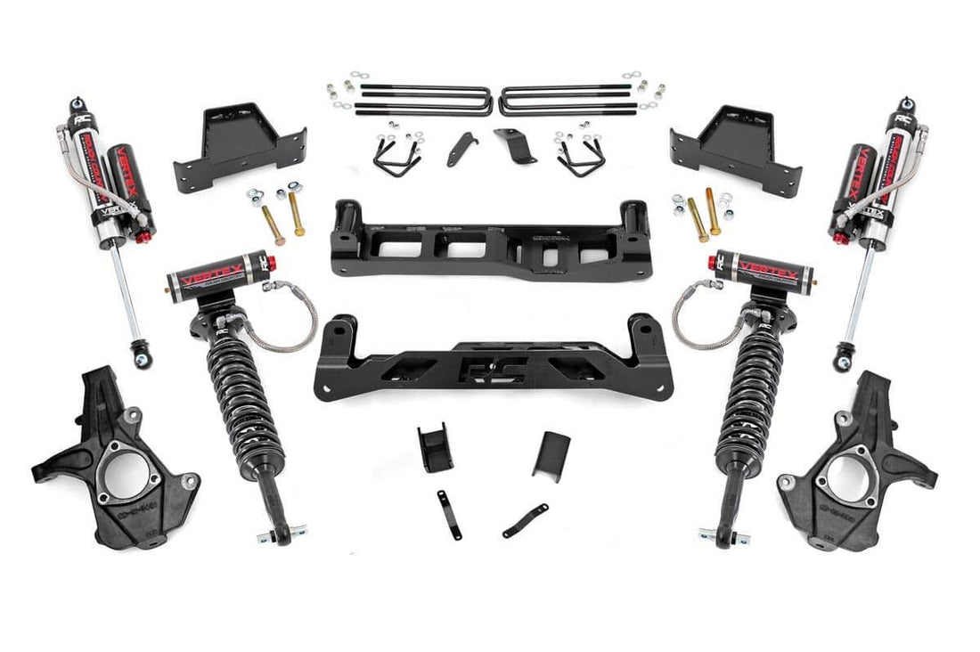 Rough Country 7.5 Inch Lift Kit | Chevy/GMC 1500 2WD (07-13) - Vertex Coilovers w/Vertex Shocks