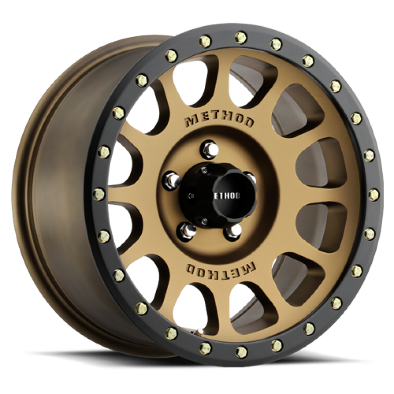 Method Race Wheels MR305 NV | 17x8.5 | +25mm (5.7" BS) | 5x150 Bolt Pattern - Method Bronze - Matte Black Lip