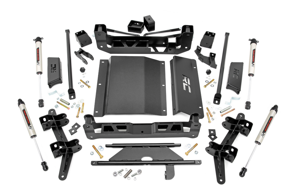 Rough Country 4 Inch Lift Kit | Chevy/GMC K1500 Truck/SUV 4WD (1988-1999) - V2 Monotube