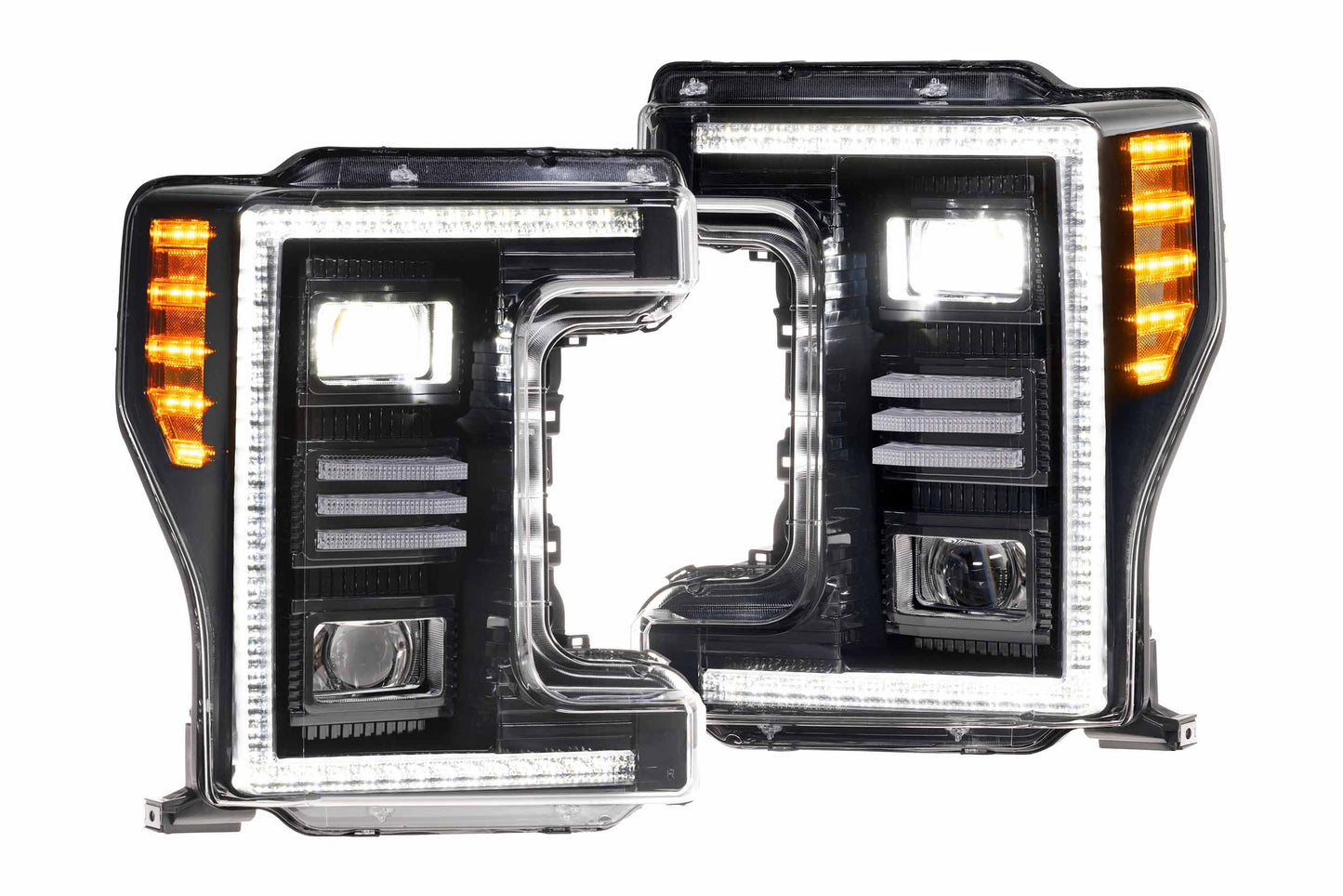 XB Hybrid LED Headlights: Ford Super Duty (17-19 / Set) - Trucks R Us