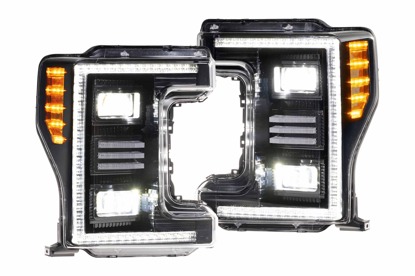 XB Hybrid LED Headlights: Ford Super Duty (17-19 / Set) - Trucks R Us