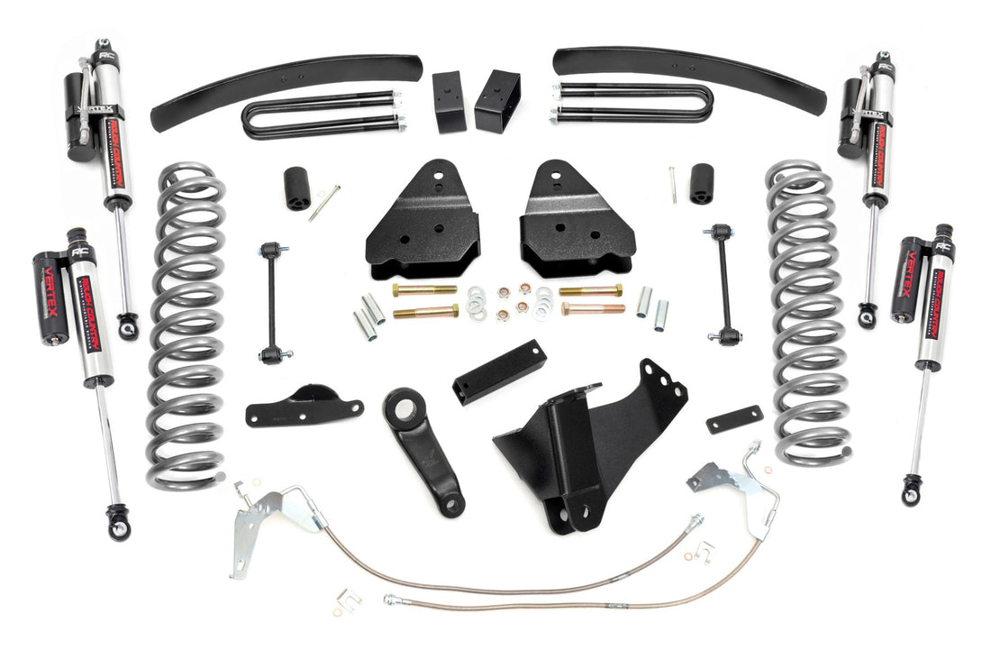 Rough Country 6 Inch Lift Kit | Ford F-250/F-350 Super Duty 4WD (2008-2010) - Gas / Vertex Reservoir