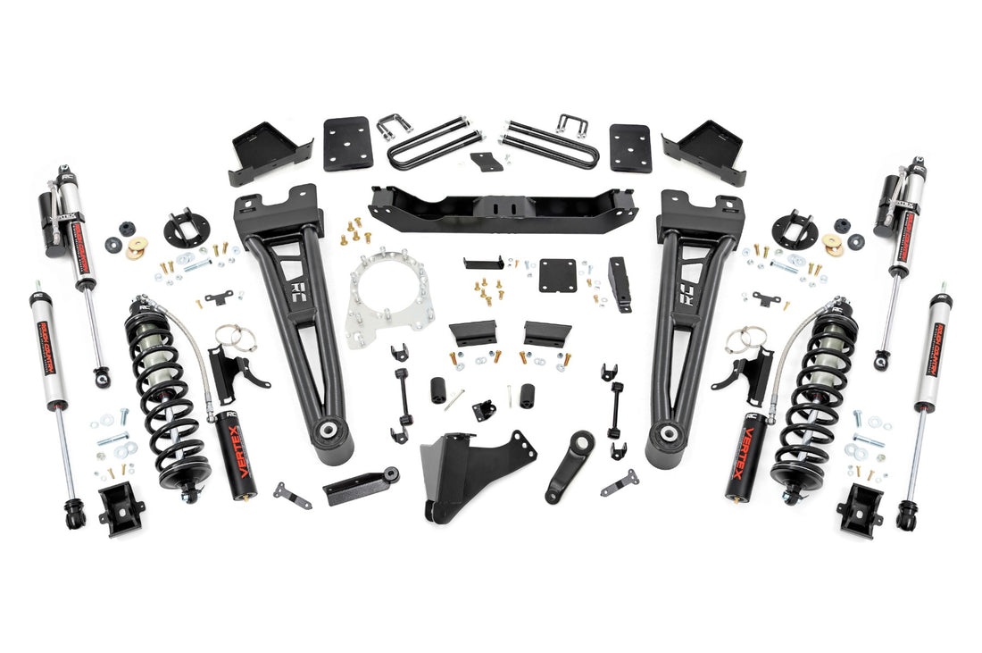 Rough Country 6 Inch Lift Kit | Ford F-250/F-350 Super Duty 4WD (17-22) - 4in Diameter / Yes / Vertex Reservoir Shocks