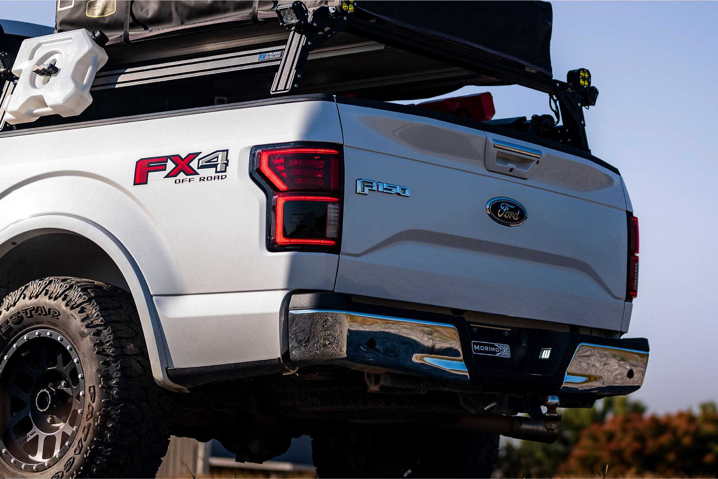 XB LED Tail Lights: Ford F-150 (15-20 / Red Lens / Set) - Trucks R Us