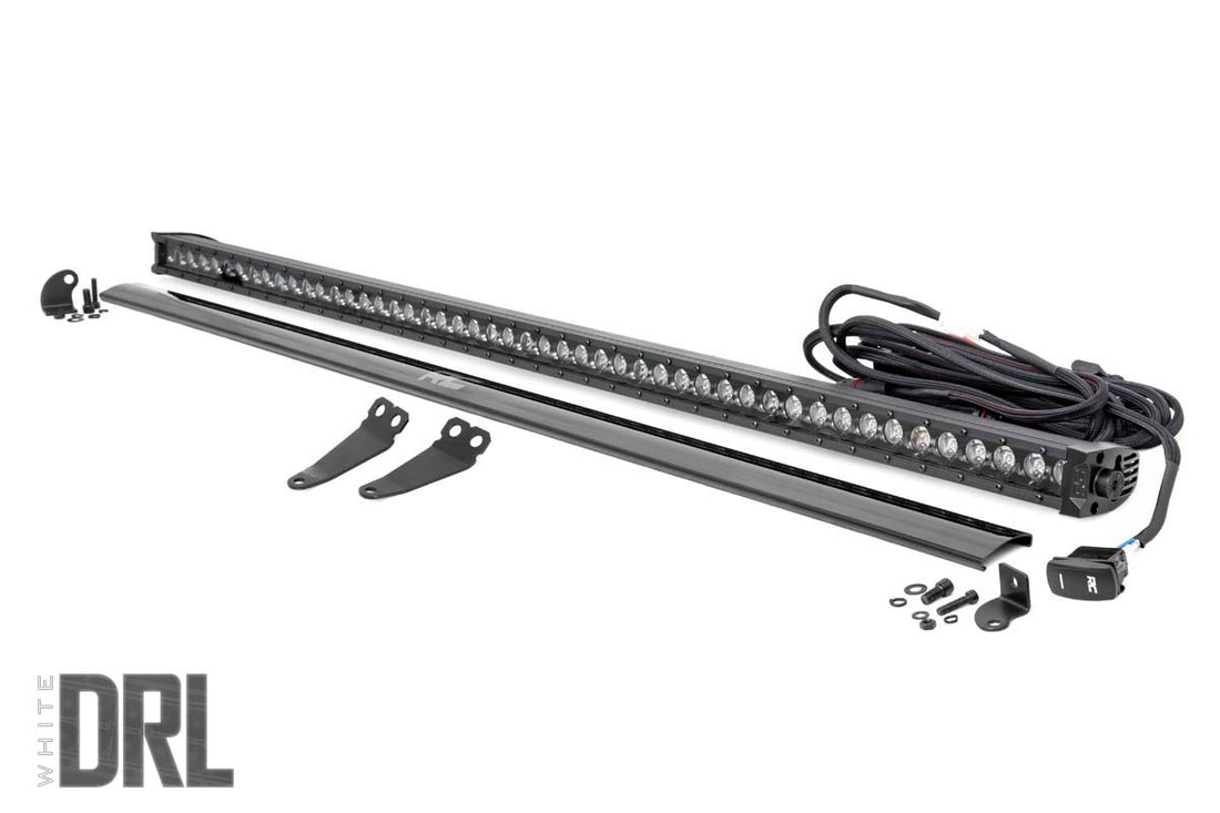 Rough Country 50" LED Light Kit | Forward Facing | Polaris General/General XP - Black Series w/ White DRL