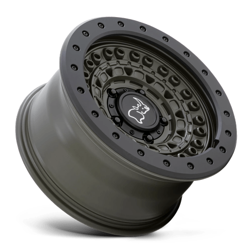 BARRICADE 17X8.5 6X5.5 112 OD-GRN-BK -18