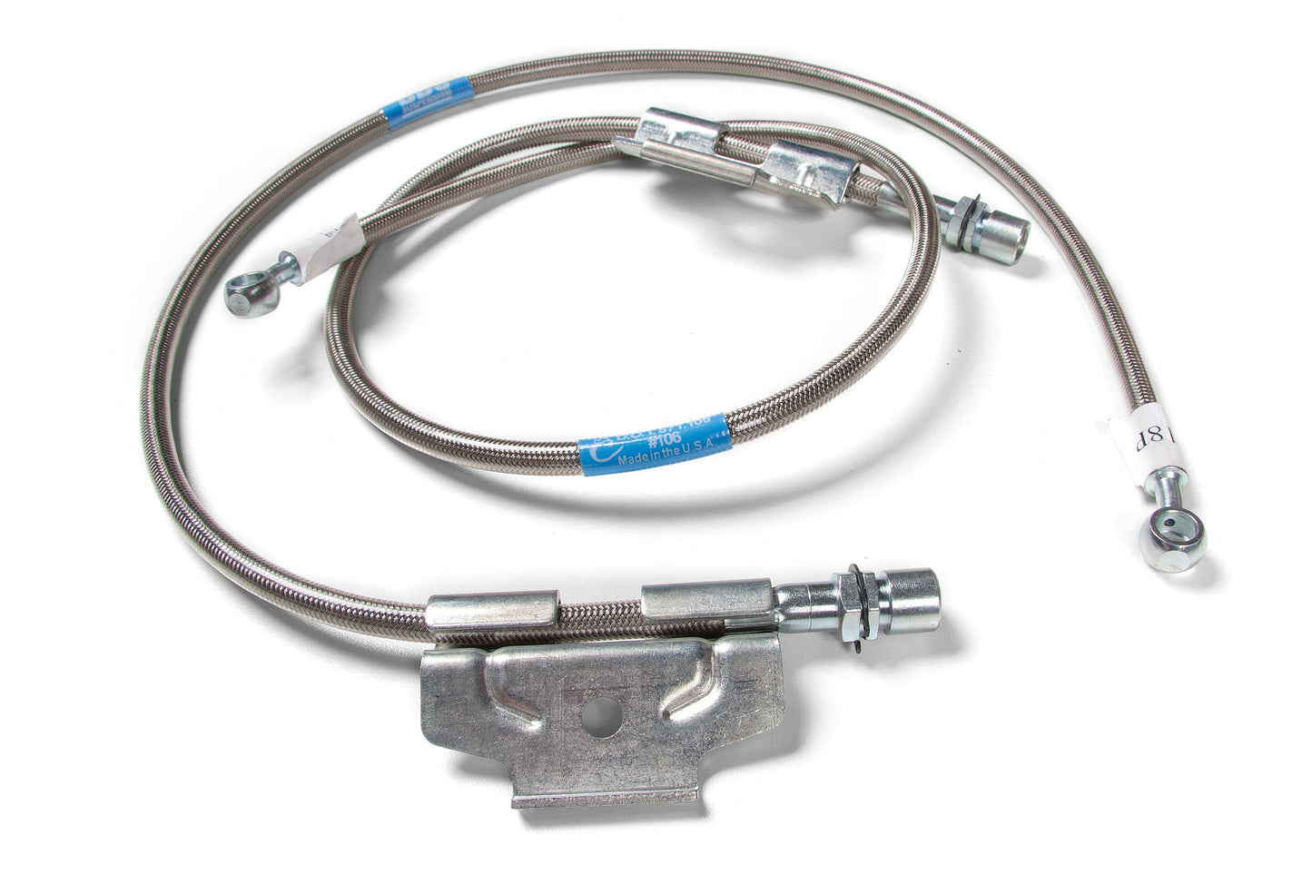 BDS Suspension Front Brake Line Set | Stainless Steel | Fits 6 Inch Lift | Dodge Ram 2500 (03-11) 4WD - Trucks R Us