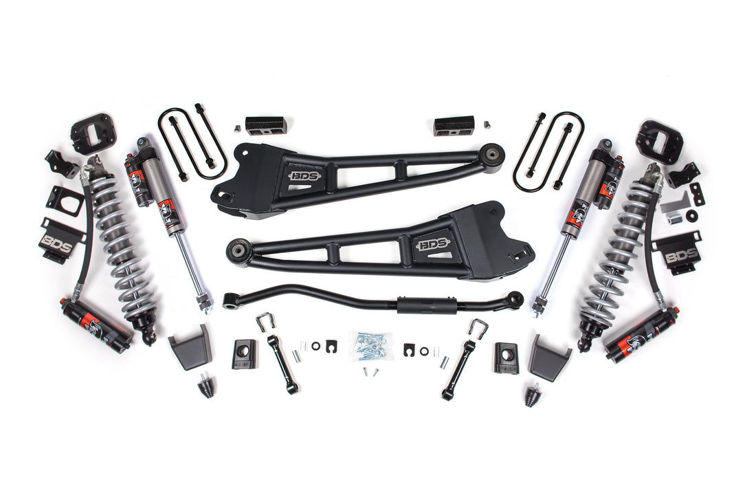 BDS Suspension 3 Inch Lift Kit w/ Radius Arm | FOX 2.5 Coil-Over Conversion - Performance Elite | Ram 3500 (13-18) 4WD | Diesel