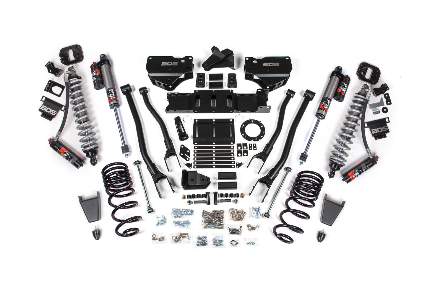 BDS Suspension 4 Inch Lift Kit w/ 4-Link | FOX 2.5 Coil-Over Conversion - Performance Elite | Ram 2500 (19-24) 4WD | Diesel