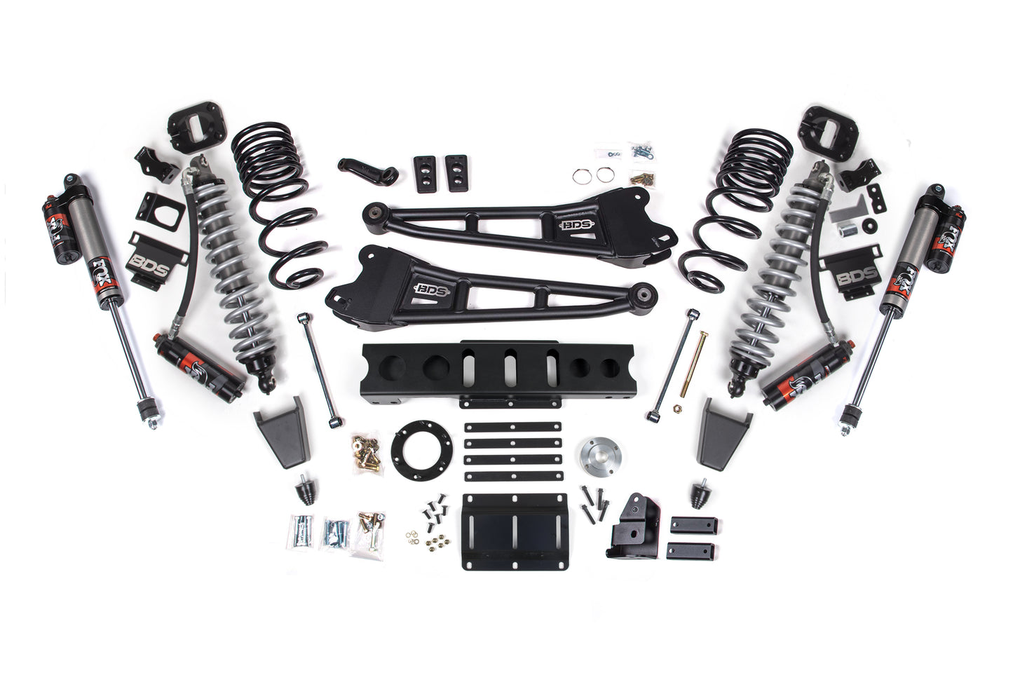 BDS Suspension 4 Inch Lift Kit w/ Radius Arm | FOX 2.5 Coil-Over Conversion - Performance Elite | Ram 2500 (14-18) 4WD | Diesel