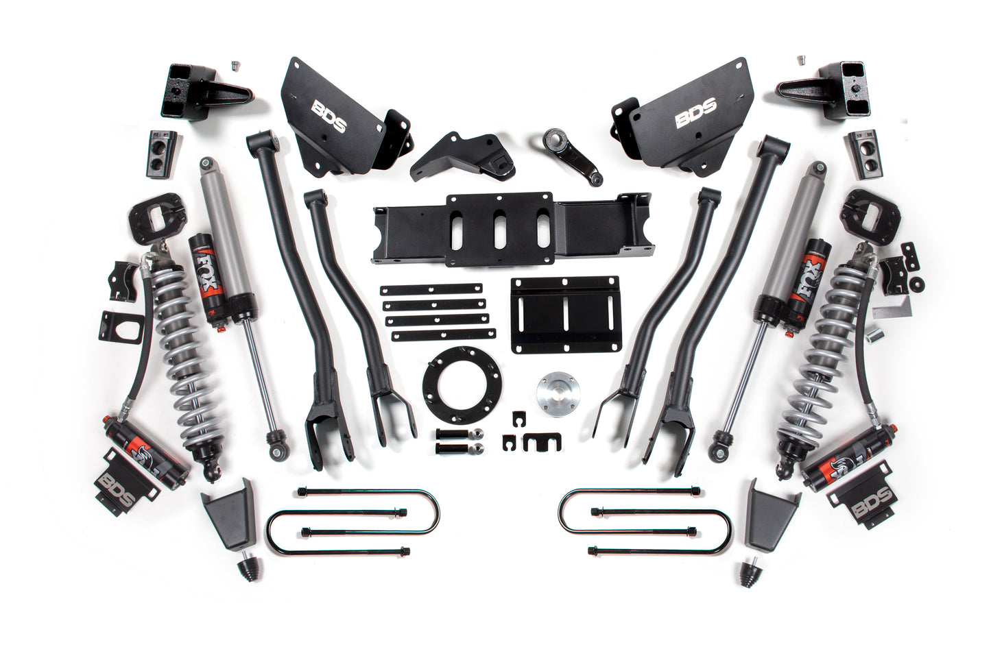 BDS Suspension 6 Inch Lift Kit w/ 4-Link | FOX 2.5 Coil-Over Conversion - Performance Elite | Ram 3500 (13-18) 4WD | Diesel