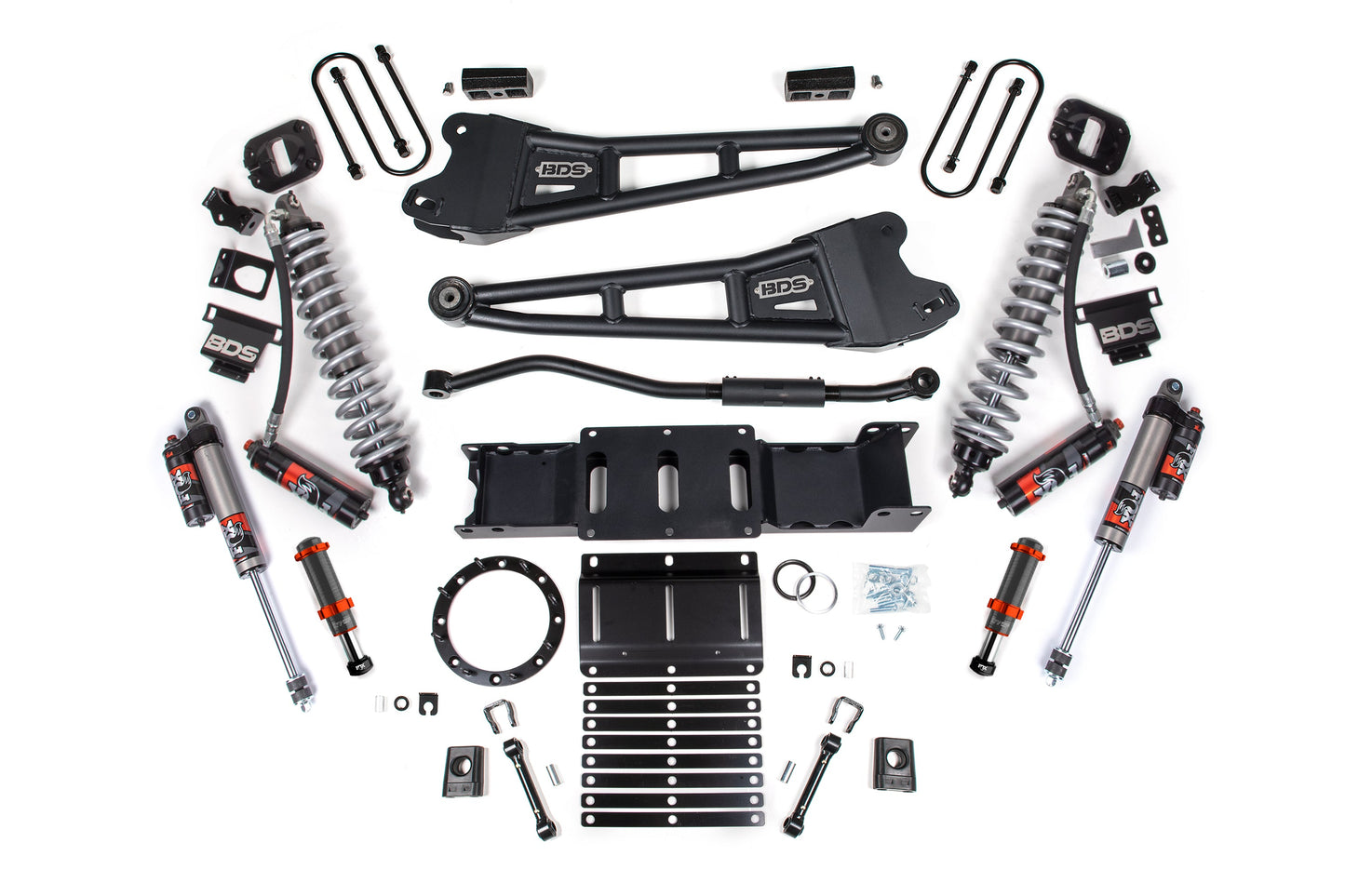 BDS Suspension 3 Inch Lift Kit w/ Radius Arm | FOX 2.5 Coil-Over Conversion - Performance Elite | Ram 3500 (19-24) 4WD | Diesel
