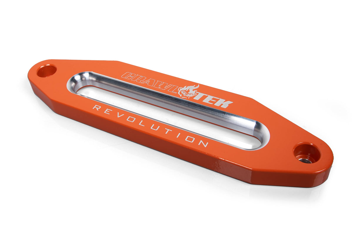CrawlTek Aluminum Hawse Fairlead - Orange