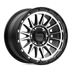 KM542 17X9 6X135 S-BLK MACH 18MM