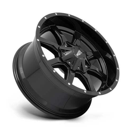 MO970 16X8 8X6.5 G-BLK MILL LIP 00MM