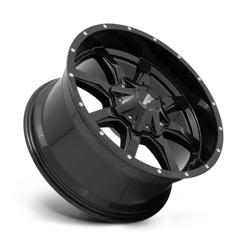 MO970 20X10 8X170 G-BLK MILL LIP -24MM