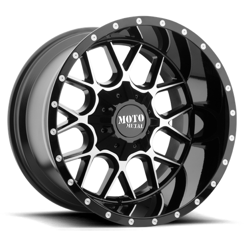 MO986 22X12 5X5.0/5.5 G-BLK MACH -44MM