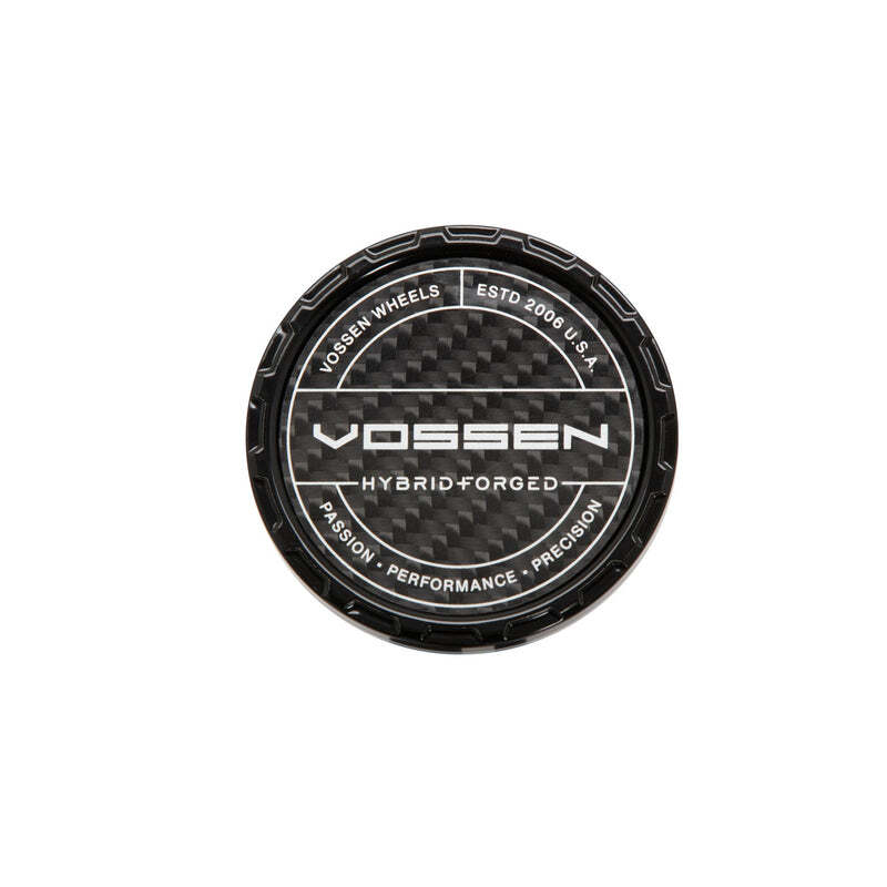 Vossen HF Carbon Billet Sport Cap 2.0 - Large (VHFL) - Gloss Black - Twill Weave (Gloss)