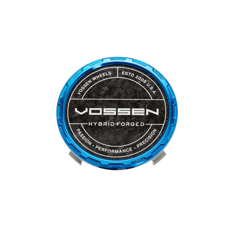 Vossen HF Carbon Billet Sport Cap 2.0 - Large (VHFL) - Transparent Blue - Forged (Gloss)
