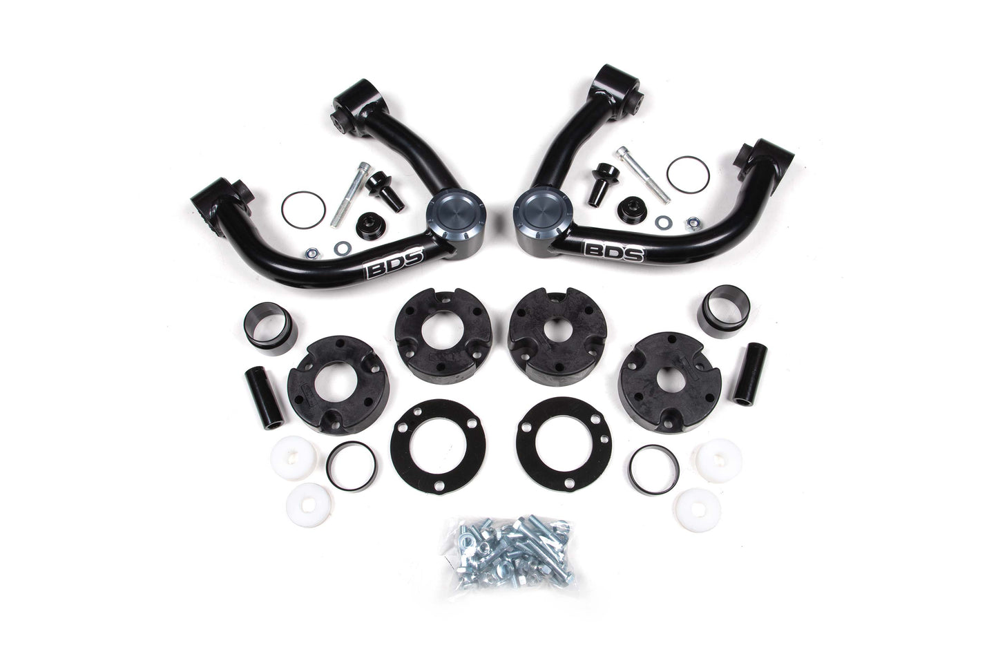 BDS Suspension (BDS023410) 2021-2026 Ford Bronco 2&4 Door 4" Suspension Lift Kit, 3" Rear, Spacer (Base Shock Package Models Only)