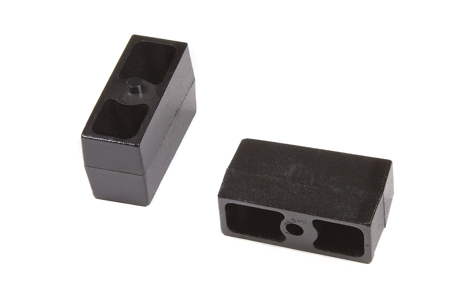 BDS Suspension Rear Lift Blocks - 3/4 in Pin - Cast Iron | 3 Inch Lift | Universal Fitment