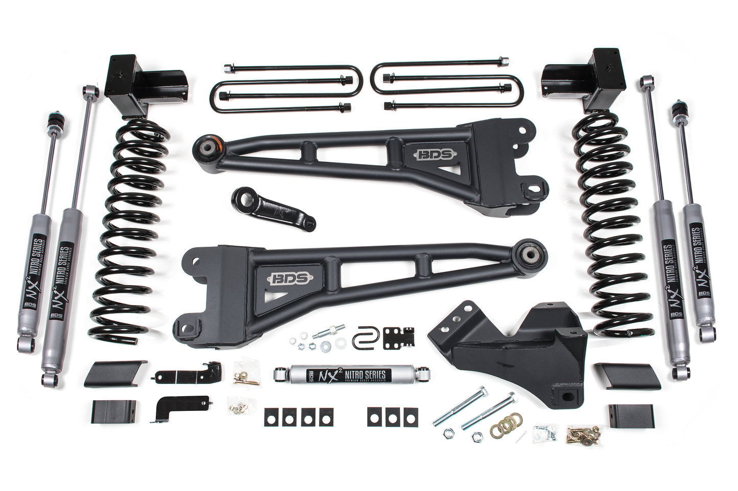 BDS Suspension 5 Inch Lift Kit w/ Radius Arm | Ford F350 Super Duty DRW (23-26) 4WD | Gas