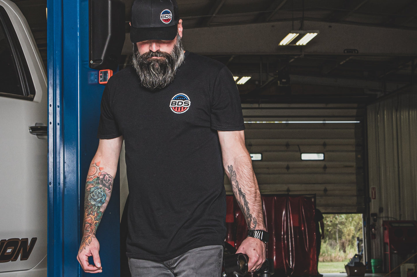 BDS Suspension (BDS240053) Apparel: T-Shirt - Black Patriotic - Medium