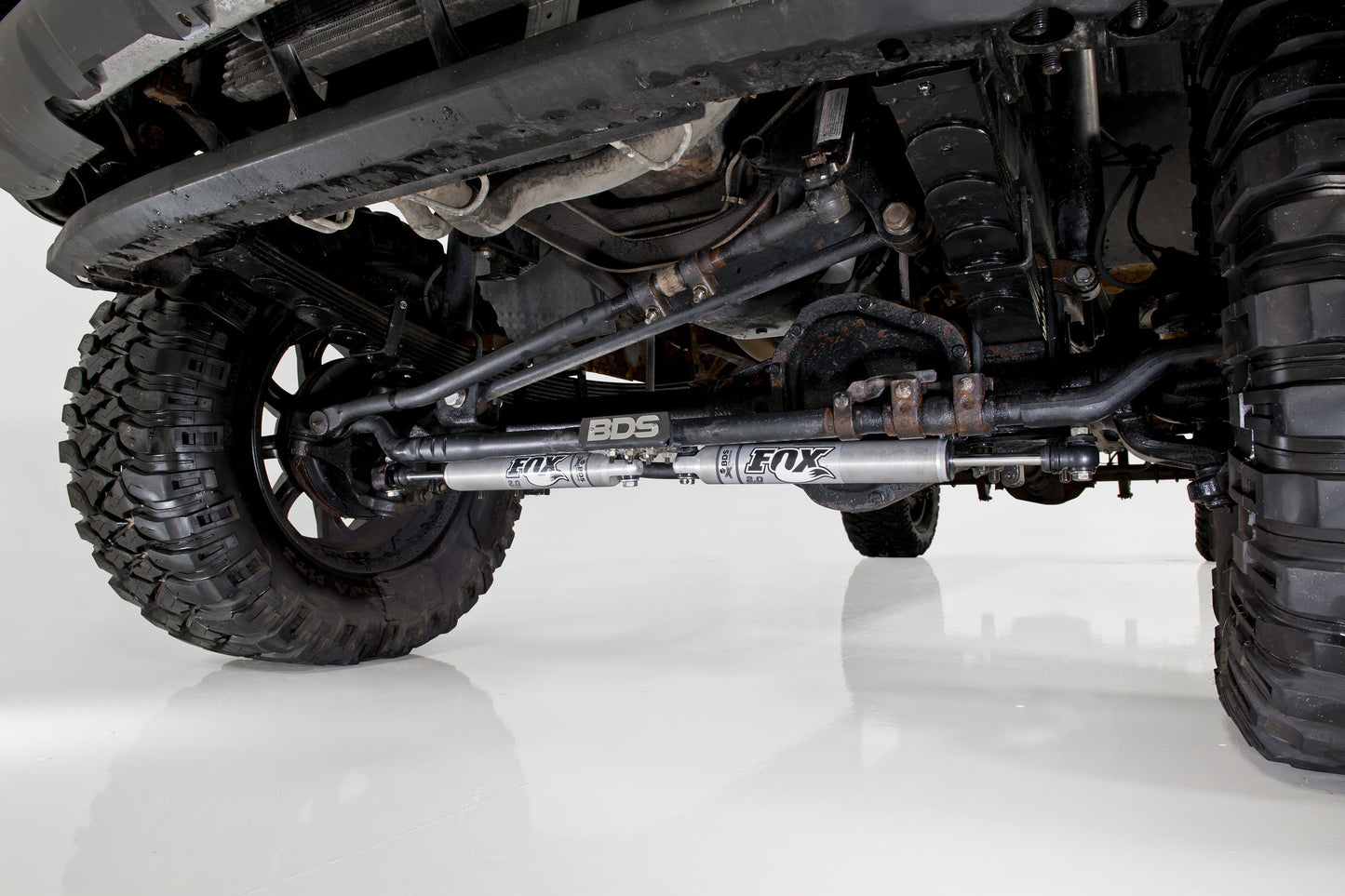 BDS Suspension Dual Steering Stabilizer Kit w/ FOX 2.0 Performance Shocks | Ford F250/F350 Super Duty (99-04) 4WD - Trucks R Us