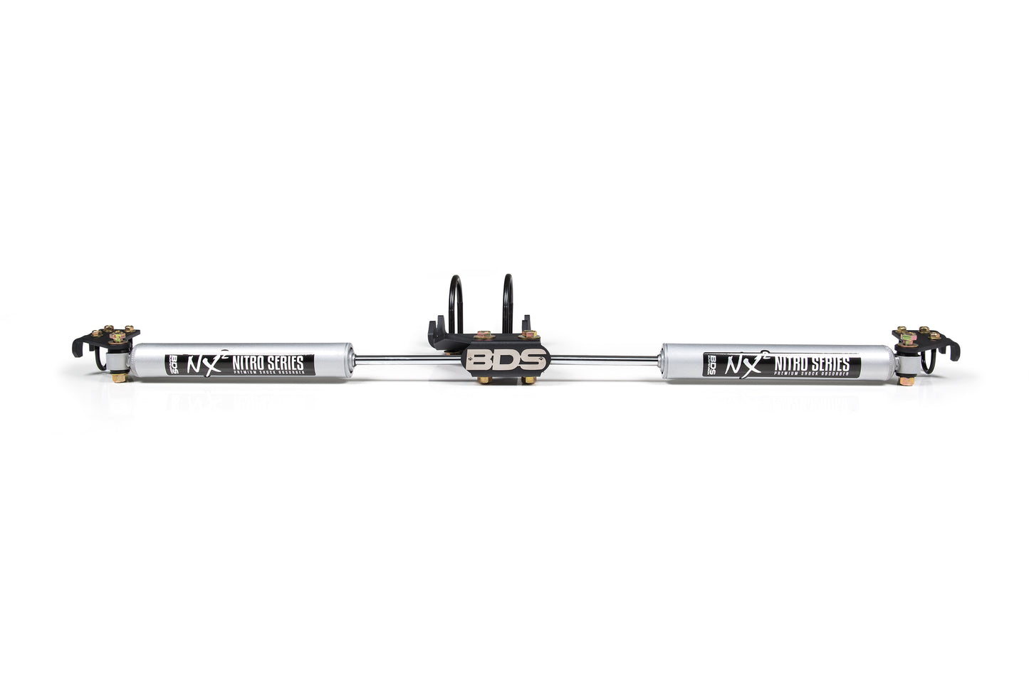 BDS Suspension Dual Steering Stabilizer Kit w/ NX2 Shocks | Ford F250/F350 Super Duty (05-22) 4WD