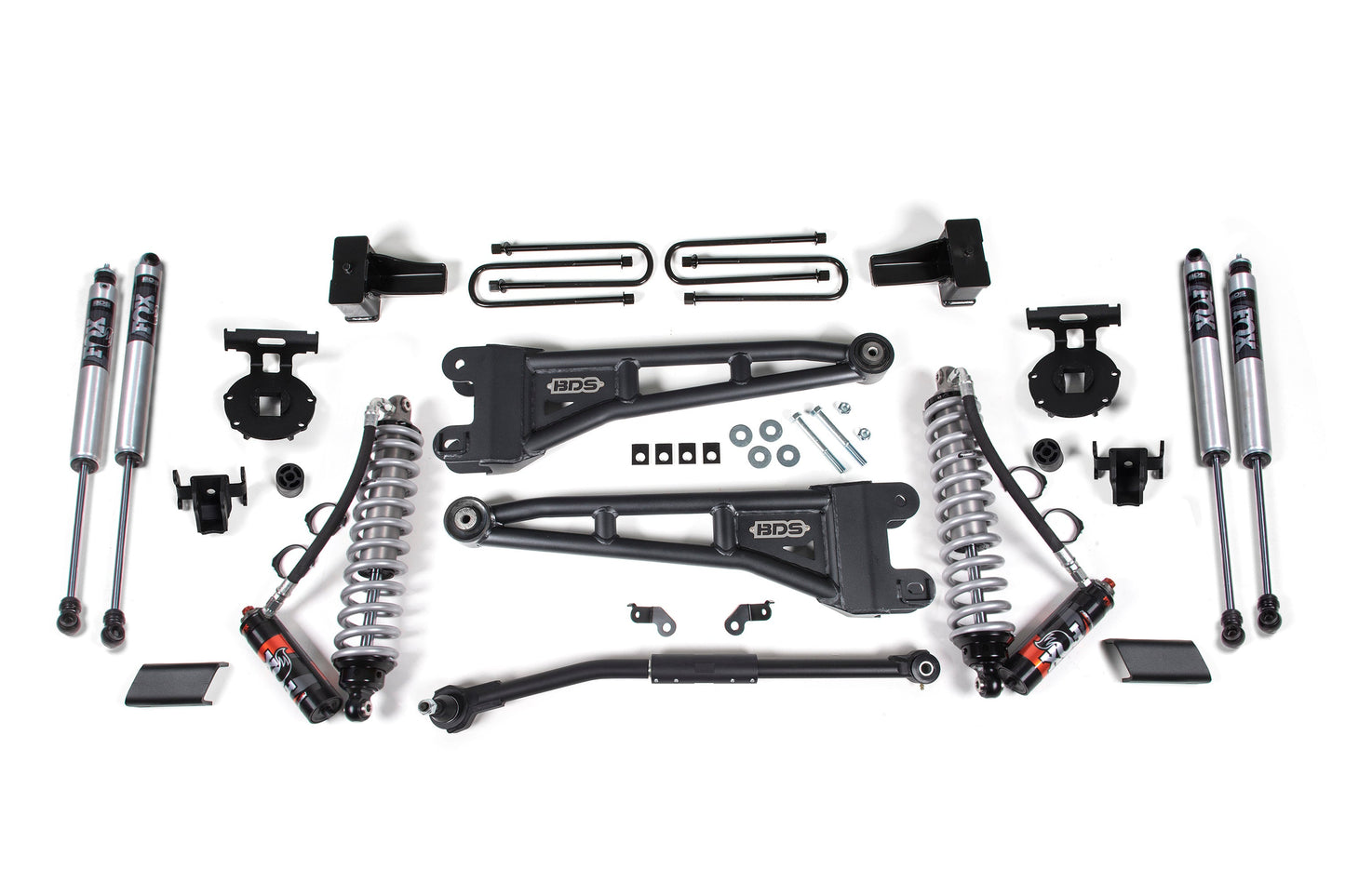 BDS Suspension 2.5 Inch Lift Kit w/ Radius Arm | FOX 2.5 Performance Elite Coil-Over Conversion | Ford F250/F350 Super Duty (17-19) 4WD | Diesel