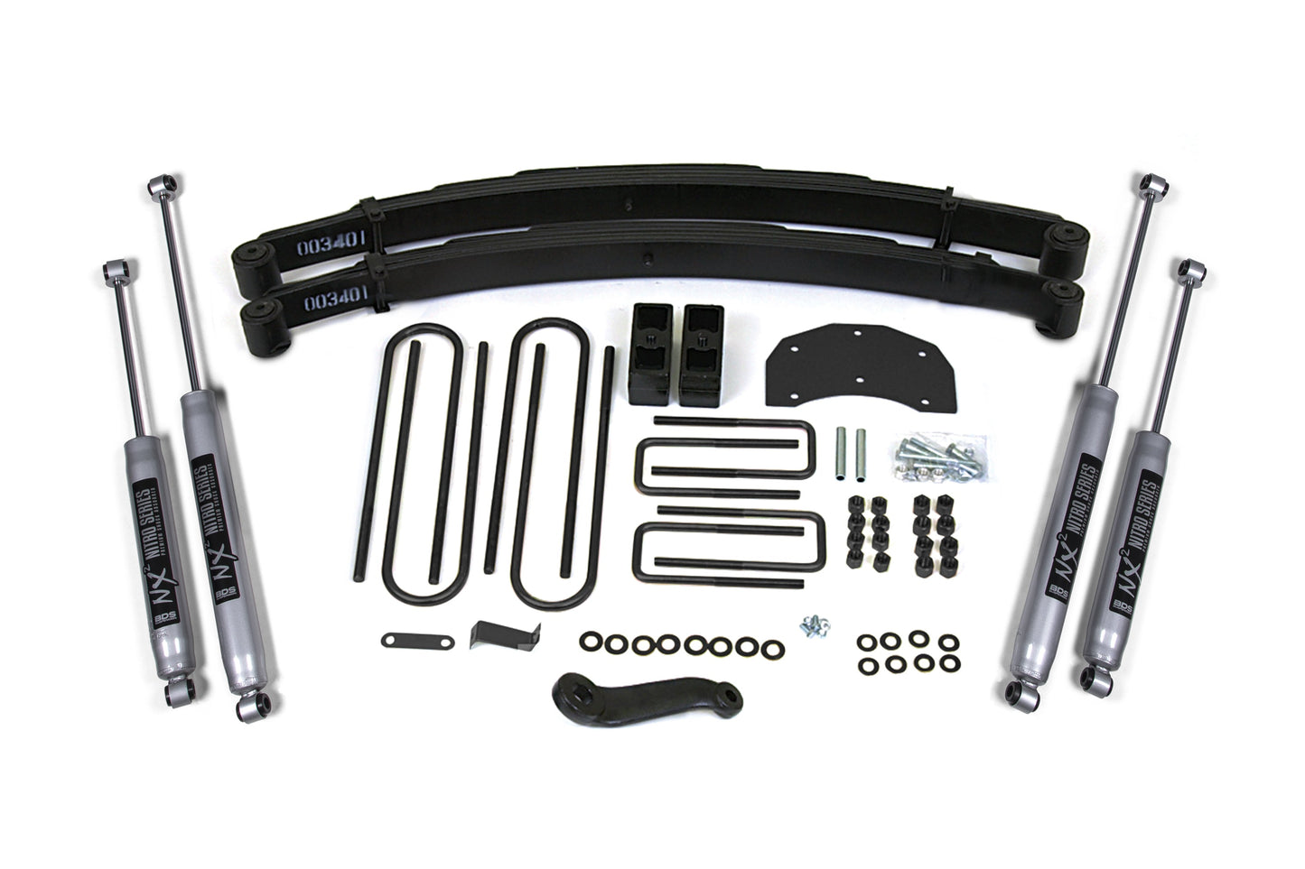 BDS Suspension 4 Inch Lift Kit | Ford F350 Monobeam (80-96) 4WD