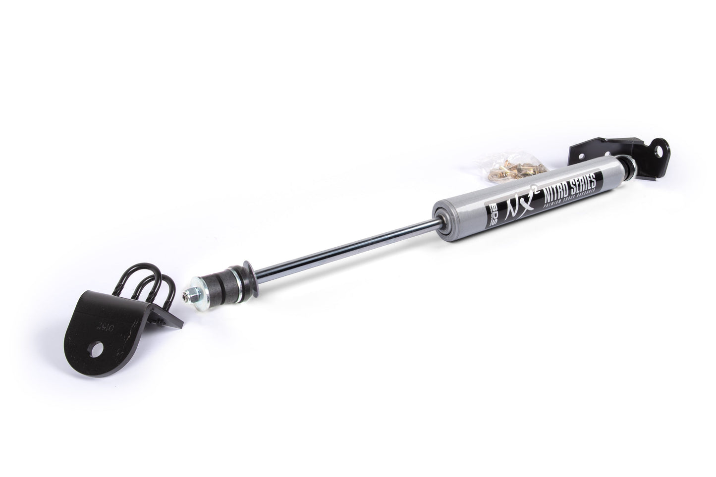 BDS Suspension Single Steering Stabilizer Kit w/ NX2 Shock | Ford F150 (80-96), Ranger (83-97) & Bronco II (83-90) 4WD - Trucks R Us
