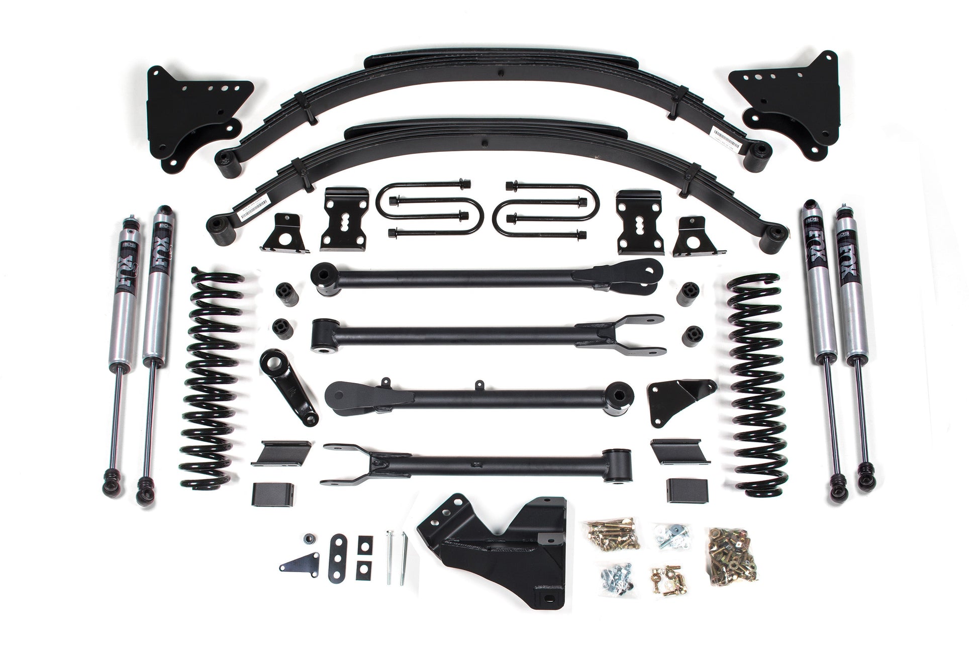 BDS Suspension 4 Inch Lift Kit w/ 4-Link | Ford F250/F350 Super Duty (08-10) 4WD | Gas - Trucks R Us