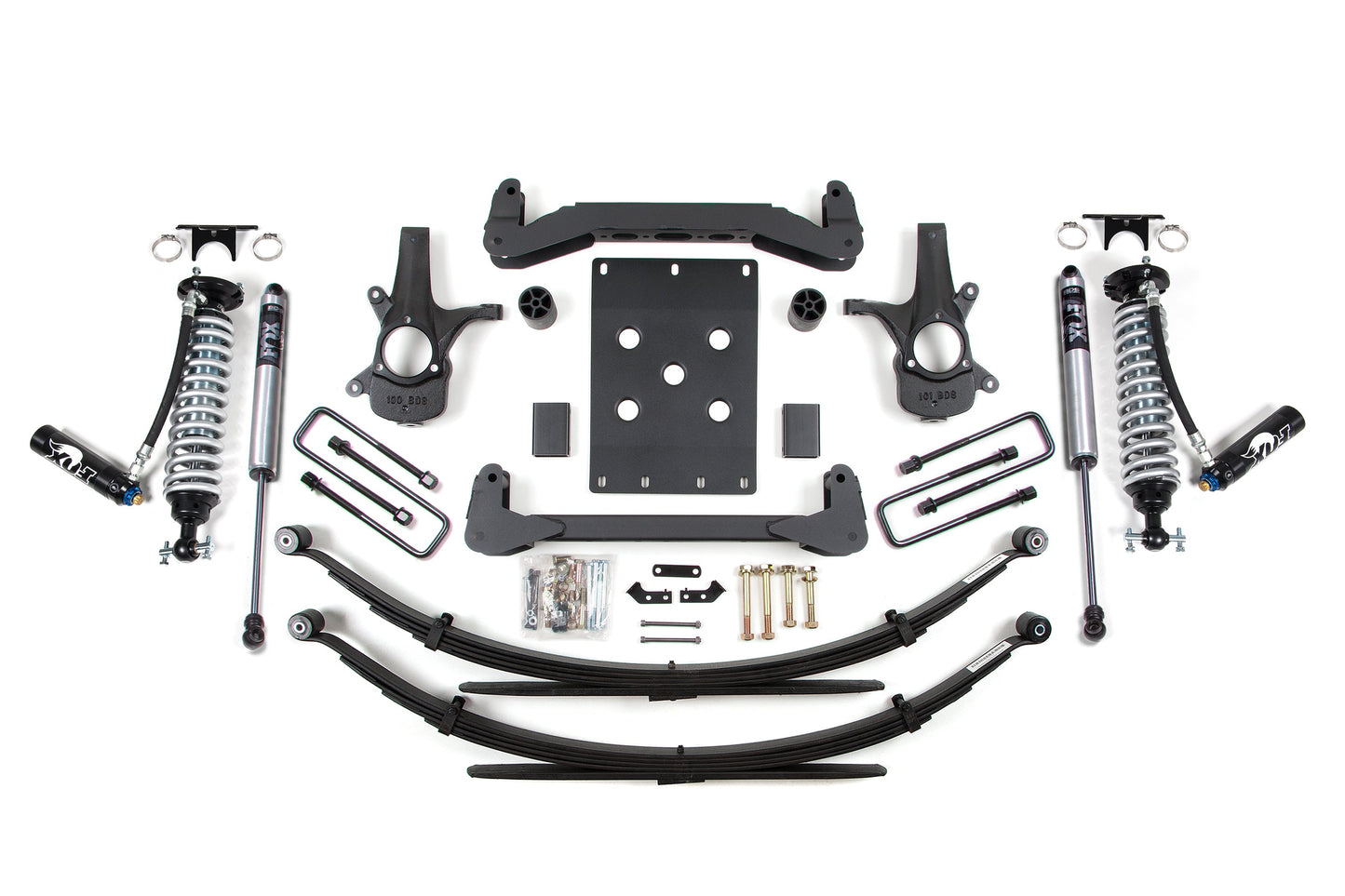 BDS Suspension 4 Inch Lift Kit | FOX 2.5 Coil-Over | Chevy Silverado or GMC Sierra 1500 (07-13) 2WD - Trucks R Us