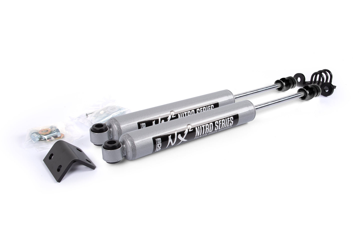 BDS Suspension Dual Steering Stabilizer Kit w/ NX2 Shocks | Chevy/GMC 1500/2500 (88-98) 4WD - Trucks R Us