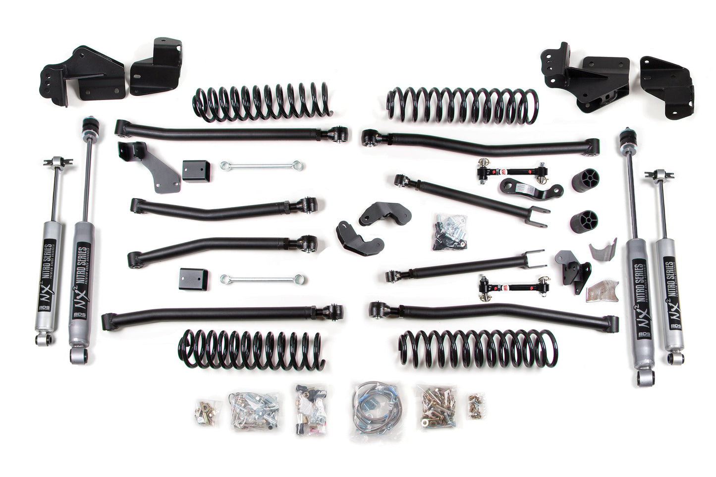 4 Inch Lift Kit | Long Arm | Jeep Wrangler JK (07-18) 2-Door - Trucks R Us