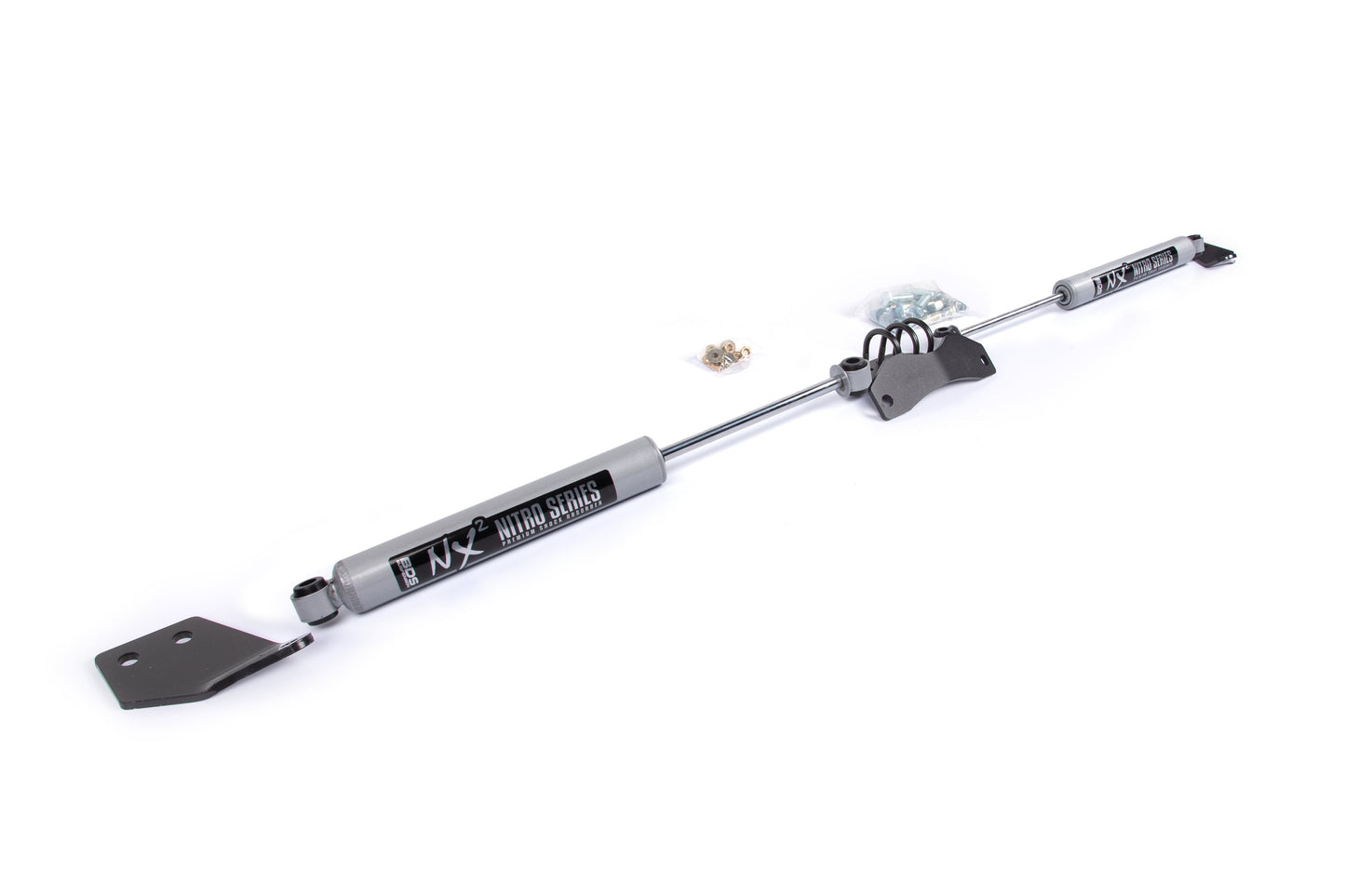 BDS Suspension Dual Steering Stabilizer Kit w/ NX2 Shocks | Dodge Ram 1500 Mega Cab (06-08) 4WD | Y-Style Steering - Trucks R Us