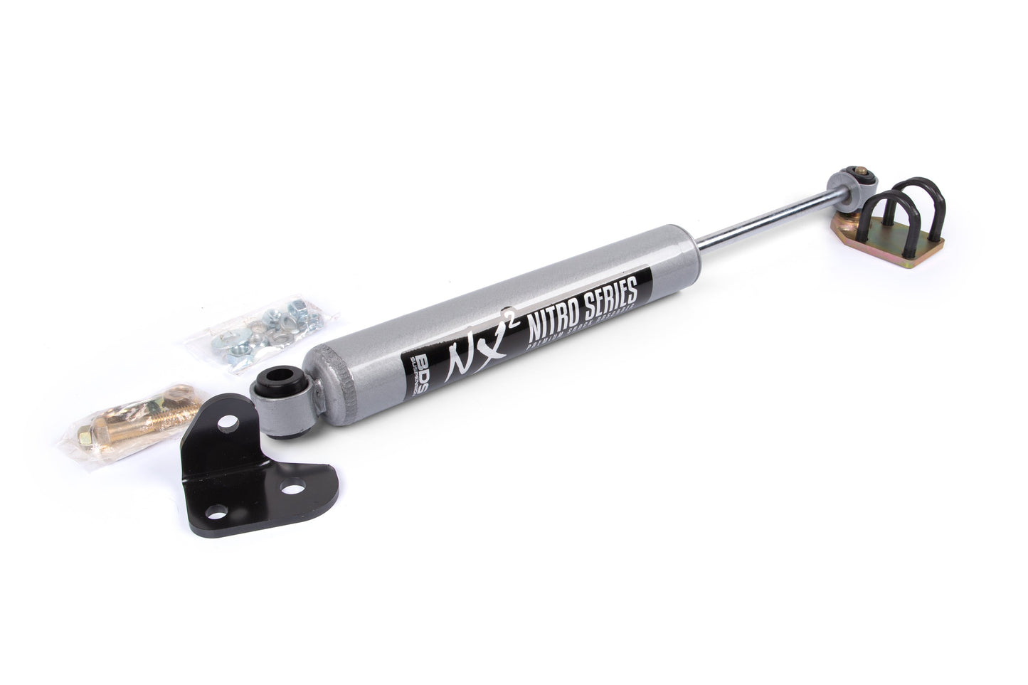 BDS Suspension High Mount Steering Stabilizer Kit w/ NX2 Shock | Jeep Wrangler JK (07-18) - Trucks R Us
