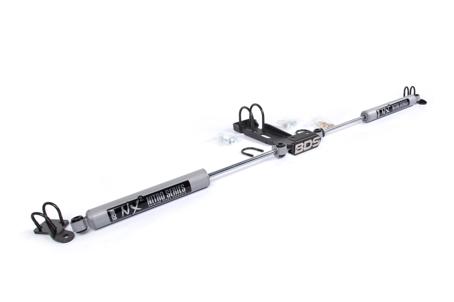 BDS Suspension Dual Steering Stabilizer Kit W/ NX2 Shocks | Jeep Wrangler JL (18-25) and Gladiator JT (21-25) - Trucks R Us