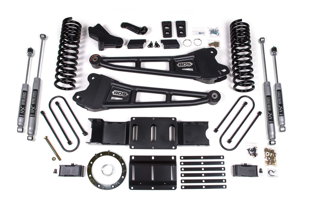 BDS Suspension 4 Inch Lift Kit w/ Radius Arm | Ram 3500 (19-23) 4WD | Gas