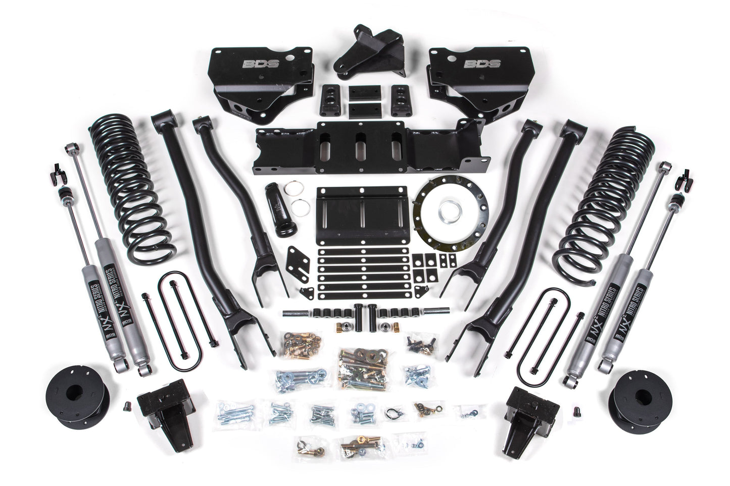 BDS Suspension 5.5 Inch Lift Kit w/ 4-Link | Ram 3500 w/ Rear Air Ride (19-24) 4WD | Gas - Trucks R Us
