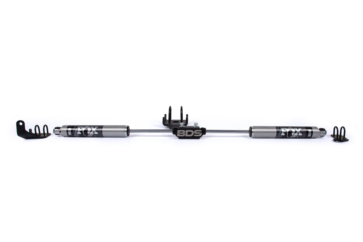 BDS Suspension Dual Steering Stabilizer Kit w/ FOX 2.0 Performance Shocks | Dodge Ram 1500 (94-01) and 2500 (94-02) 4WD