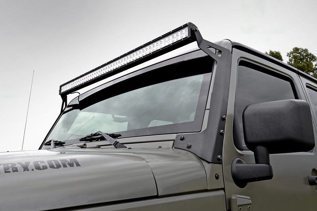 Rough Country LED Light Mounts | Jeep Wrangler JK (07-18) - Mounts Only