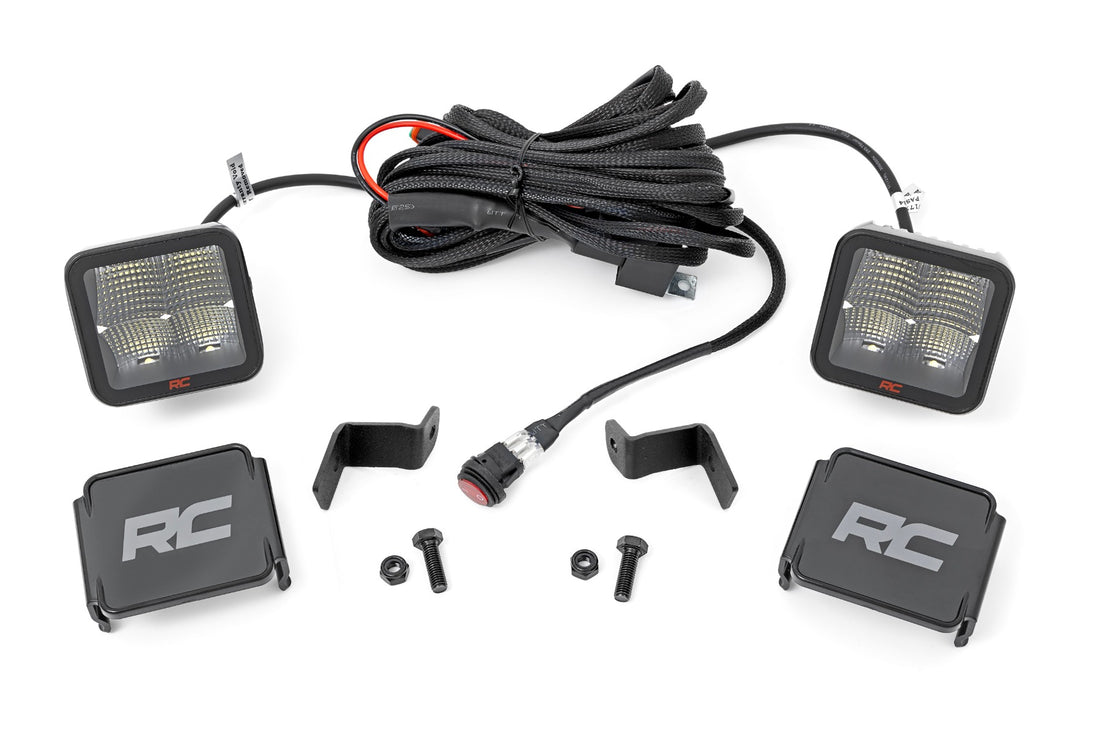 Rough Country LED Ditch Light Kit | Ford F-150 (15-26)/F-150 Lightning (22-26) - Spectrum Series