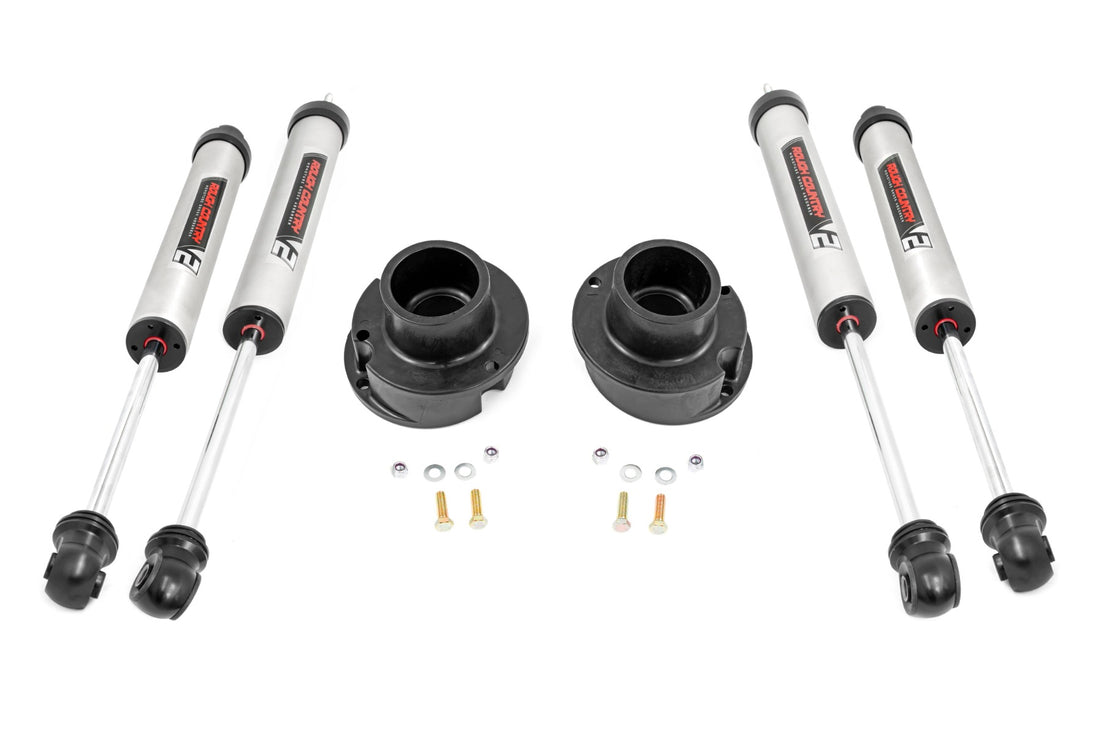 Rough Country 2.5 Inch Leveling Kit | Ram 2500 (14-26)/3500 (13-26) 4WD - V2 Monotube / Leaf Spring